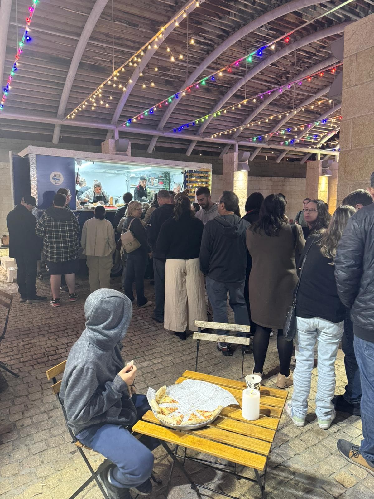 תושבים רבים בילו במתחם הפודטקראס 
