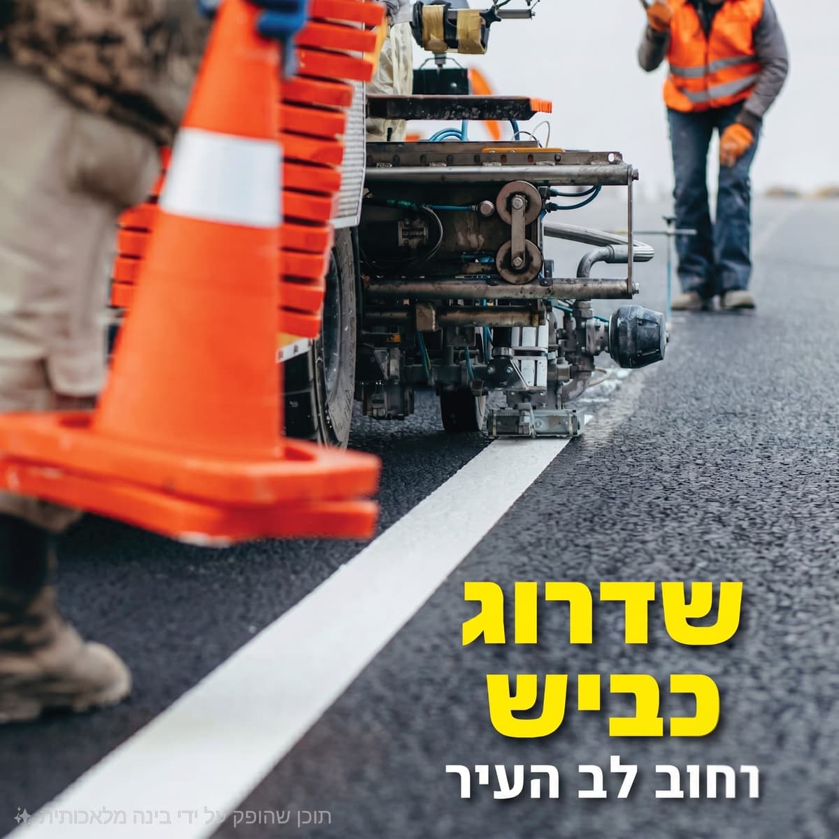 מהפכת התשתיות במודיעין: עבודות לילה נרחבות ברחוב לב העיר ובעמק דותן