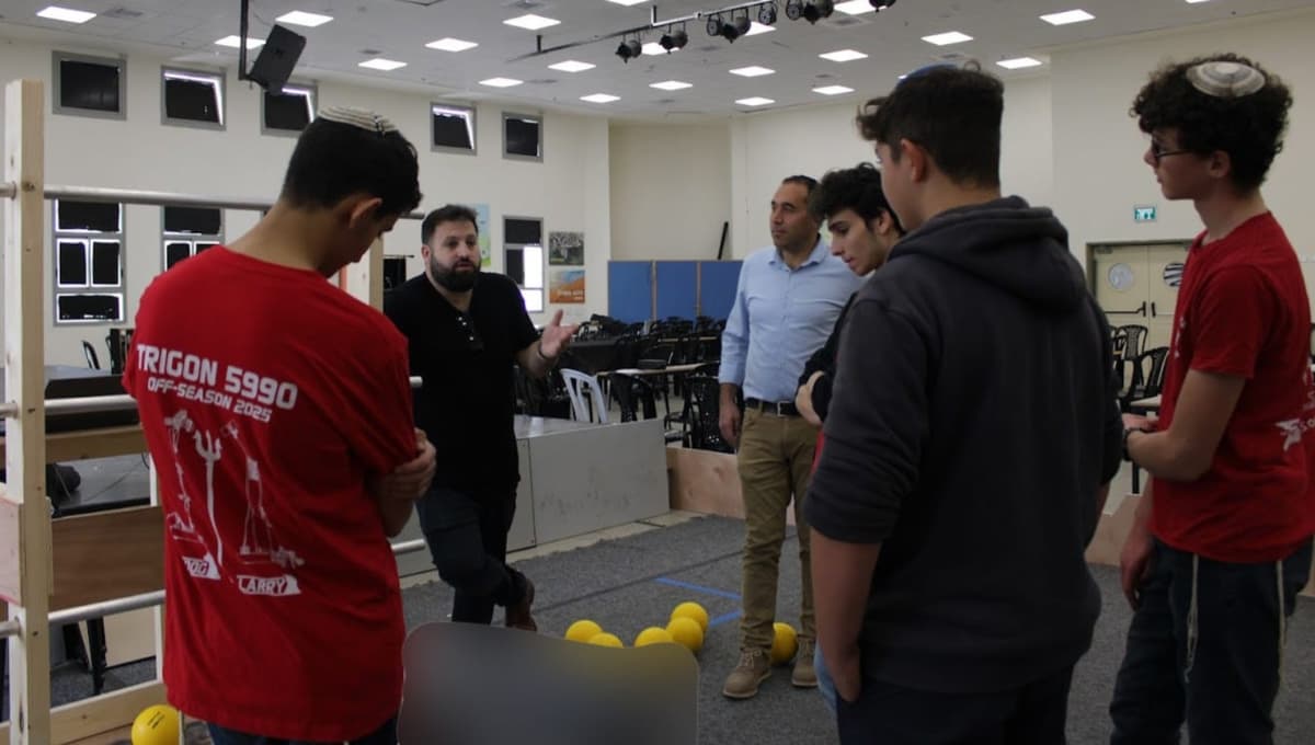 מטסלה למעבדה במודיעין: הביקור המפתיע שהקפיץ את נבחרת הרובוטיקה של אמית בנים