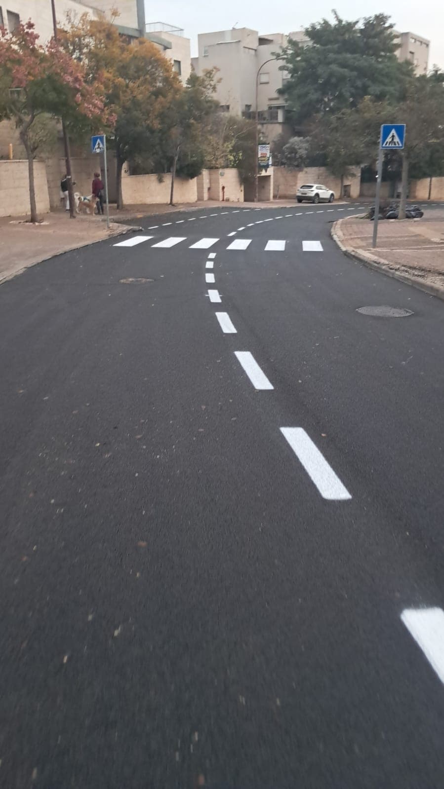 הסתיימו העבודות לשדרוג הכביש ברחוב חרצית 