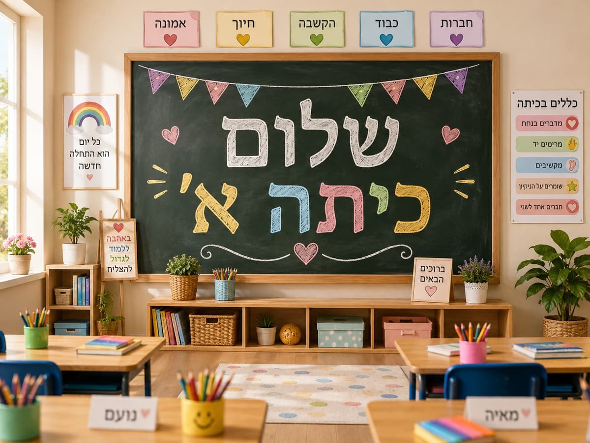 שנת הלימודים תשפ"ז במודיעין נפתחת: כל הנתונים והמספרים מאחורי הצלצול הראשון